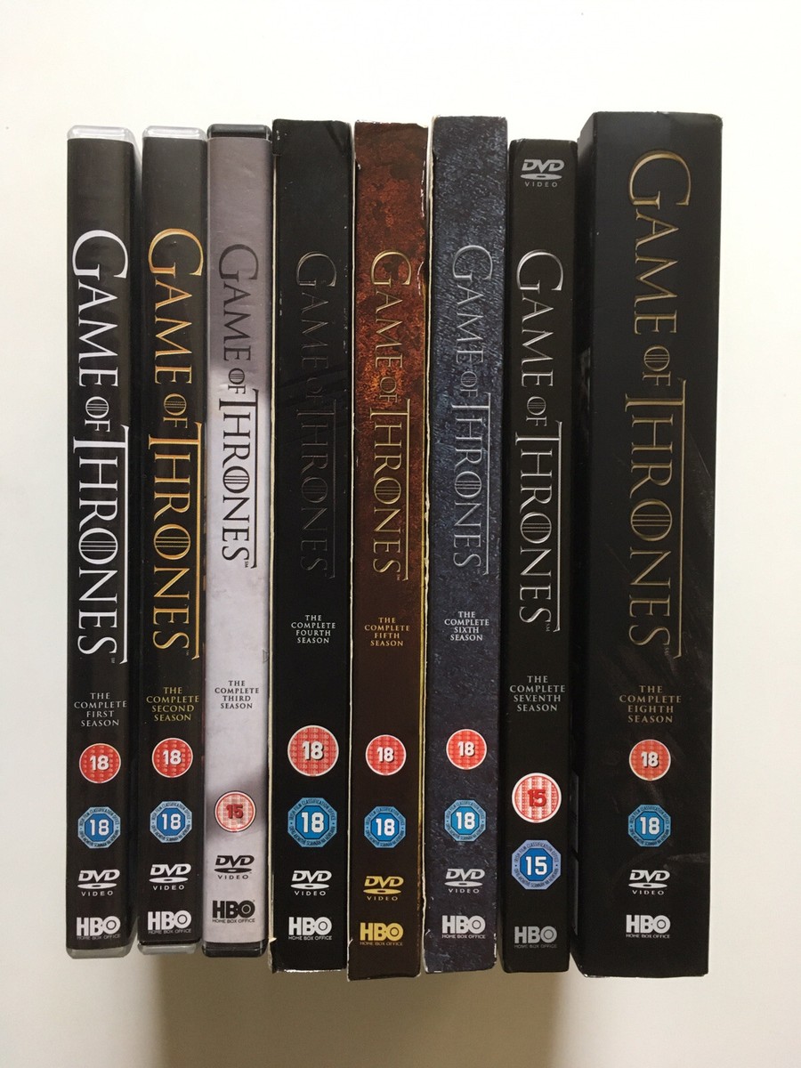 Game Of Thrones Season 1-8 (DVD) UK Release Game Of Thrones Season 1-8 (DVD) UK Release