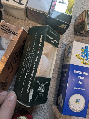 job lot of vintage golf balls. dunlop, Titleist, Ralph Lauren, etc. - Picture 5 of 12
