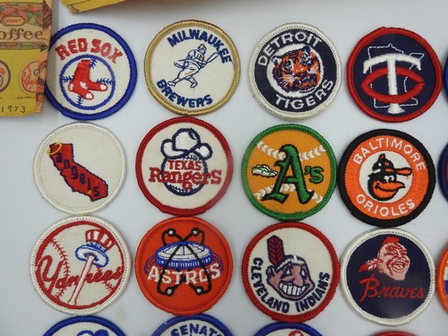 Vintage 1972 MLB Baseball Kraft Patch Collection Complete Set of 25 w/ Senators - Picture 2 of 6