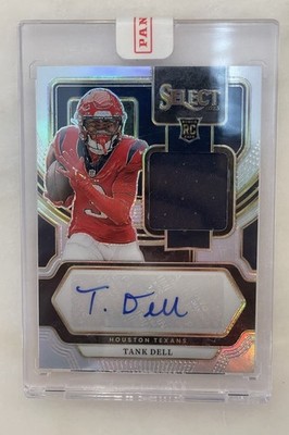 Tank Dell 2023 Panini Select - Rookie Swatches#RSW-NTD Silver Prizm RPA /199