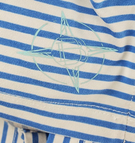 B Draddy gestreiftes CC besticktes Logo Sport Golf Polo-Shirt für Herren - Größe L - gebraucht, in einwandfreiem Zustand - Bild 4 von 12