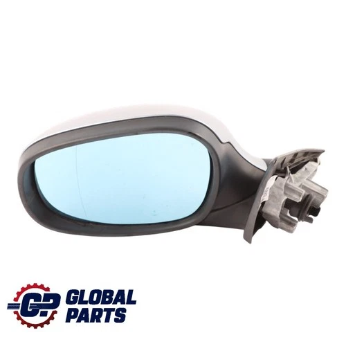 BMW E90 E91 LCI Power Fold Heated Left Wing Mirror N/S Bluewater Metallic - 896