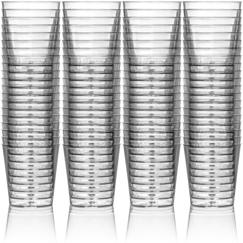 1 Oz Shot Glasses, 80 Hard Clear Plastic Shot Cup, Disposable Party Cups, Min... - Picture 4 of 6