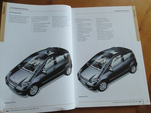 Werkstatthandbuch Einführungsschrift Mercedes A Klasse W 169 - 2004 - Bild 3 von 7