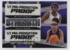 2022-23 Leaf Optichrome 1/1 Blake Wesley Olivia Miles #S2-4 uk5
