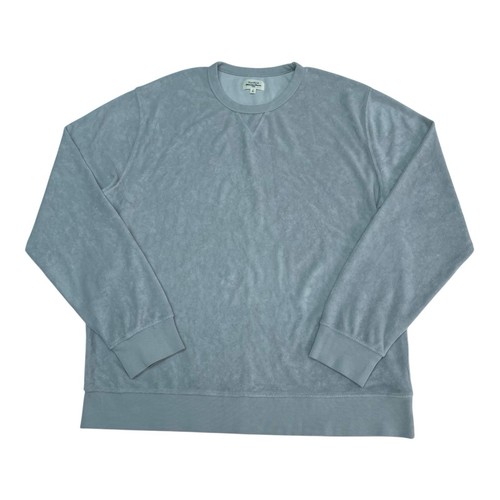 Hartford Sweatshirt Herren XL grau leichter Frottee Rundhals Pullover