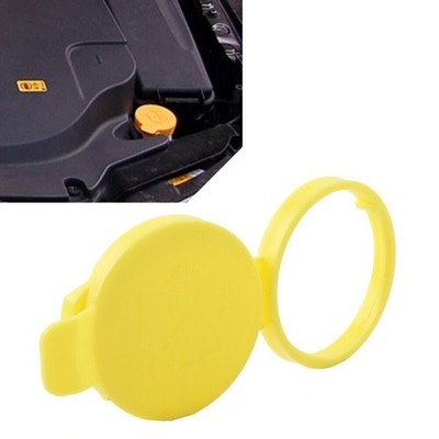 Yellow Car Windshield Wiper Washer Fluid Reservoir Cover For Saab 9-3 9-3X 9-5