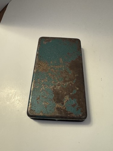 Vintage grüne Metall Tasche Tackle Box - Bild 6 von 7