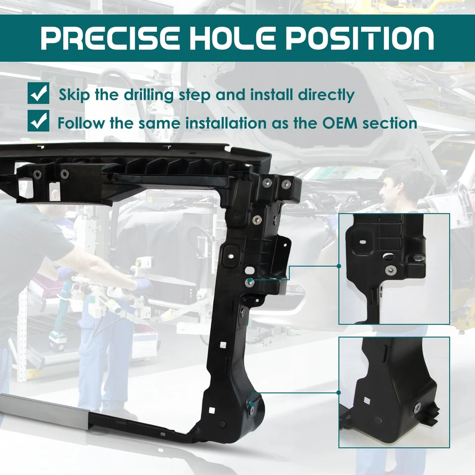 Radiator Support For 2009-2017 Volkswagen Tiguan 2017-18 Tiguan Limited Assembly Foto 4 de 4