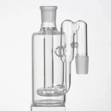 4.5'' Showerhead Perc Glass Ash Catcher 14mm 90 Degree Water Pipe Bong Filter