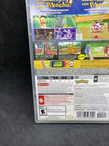 Nintendo~ Switch~ Pokémon Let’s Go Pikachu ⚡️tested Working - Foto 14 di 24