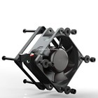 Noiseblocker PR-1 BlackSilentPRO Lüfter, 60 mm geräuscharmer Kühler, FAN