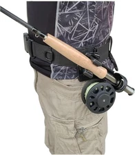 Fly Fishing Rod Holder,3rd Hand Belt Clip Holder,Fly Large, Black 