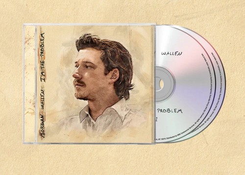 Morgan Wallen Signed Insert I’m The Problem 2CD RARE