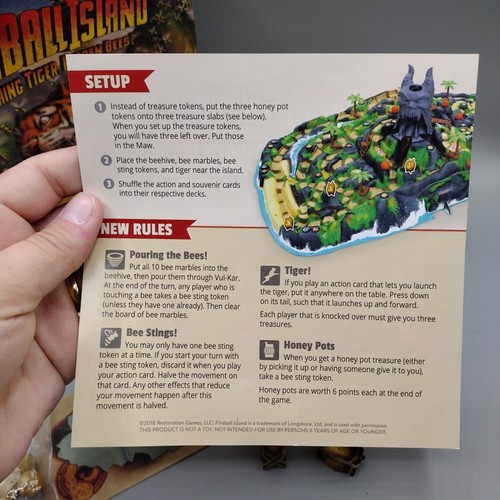 Fireball Island Crouching Tiger Hidden Bees! Expansion Restoration Games - Picture 16 of 19