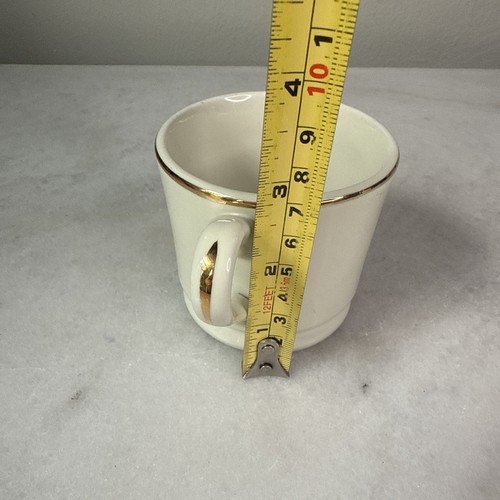 Vtg Tom and Jerry  Mug Cup Gold Rim w Handle Replacement HALL USA 3” - Picture 5 of 5