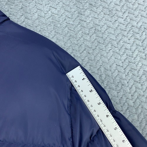 LL BEAN Down Puffer Jacket Men's XL Regular Blue Insulated Full Zip Pocket 0FKF7 - Picture 8 of 10