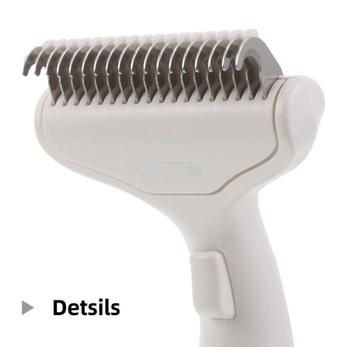 Dog Detangler Brush Cat Grooming Supplies Deshedding Dematting Tool - Imagen 3 de 12