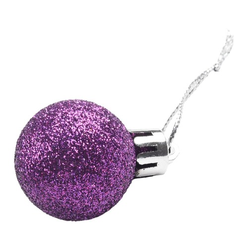 24PZ 3CM Palline di Natale Ornamenti Albero Decorazioni per Feste Celebrazione - Foto 12 di 100