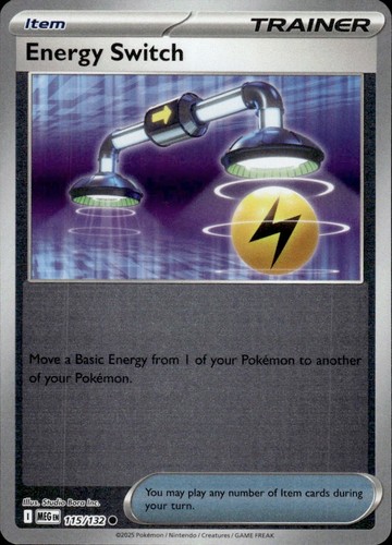 Energy Switch 115/132 Common Reverse Holo ME01: Mega Evolution NM - Picture 1 of 2