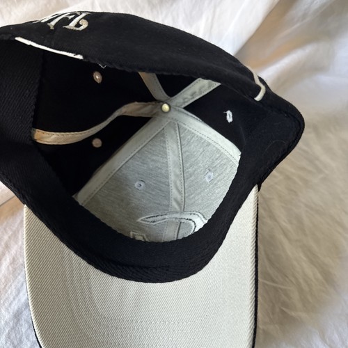 Sombrero de fútbol americano vintage blanco y negro de los Chicago Bears talla única - Imagen 7 de 8