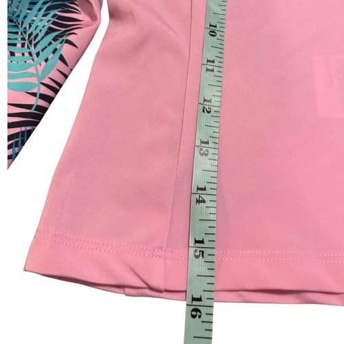 Hurley 3-Piece Girls Swimsuit Set Rash Guard Top Bikini Bottoms Pink Palm 6X - Picture 4 of 19