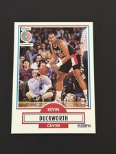 1990-91 Fleer Kevin Duckworth #155 Portland Trail Blazers (B)