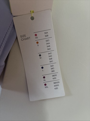 All In Motion Sports Bra 36D Women's Sculpt High Support Zip-Front Bra Item 1107 - Foto 4 di 6