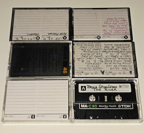 MAXELL 5 METAL TAPE CASSETTE LOT MX 46 MIN METAXIAL RECORDING TDK MA C90 BLANK - Foto 20 di 22