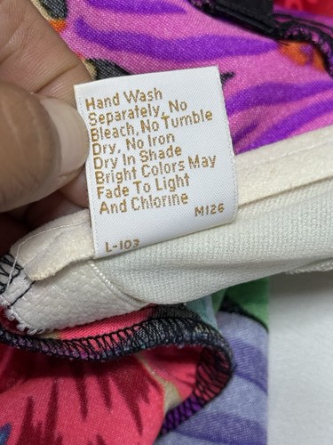 Vintage Jantzen Floral Hawaiian Bright Colors Badeanzug Gr. Small - Bild 8 von 12