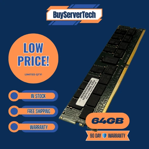 64GB DDR4-3200 ECC LRDIMM PC4-25600L 4Rx4 288-Pin Server Memory | Open Box - Image 4 of 4