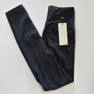 J3 Calia Womens Lustralu/8 Leggings Heather Gray Ankle Fitted Sz S