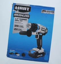 Hart Brushless 1/2" Hammer Drill Kit