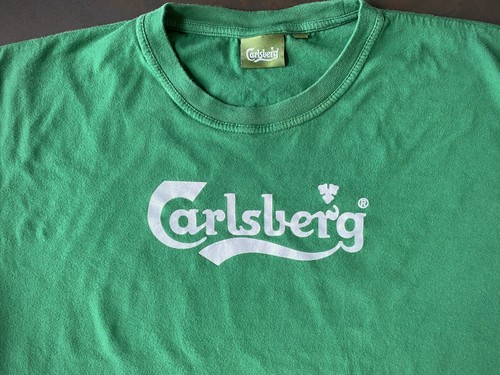CARLSBERG T-Shirt "Probably the Best Beer in the World" L Tee, Copenhagen, Green - Picture 3 of 10