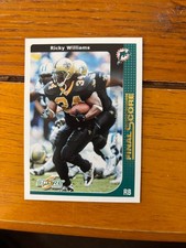 Ricky Williams 2002 Score Final Score Card #142 90/100 Saints NFL