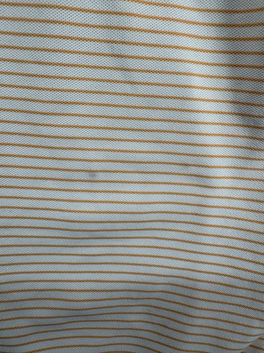 Polo de golf Peter Millar Summer Comfort S para hombre talla L naranja a rayas LEER - Imagen 7 de 7