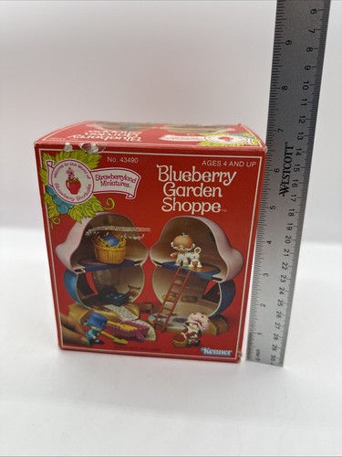 Vintage Strawberry Shortcake Blueberry Garden Shoppe NIOB 1982 Kenner Honk Kong Rarität - Bild 23 von 24