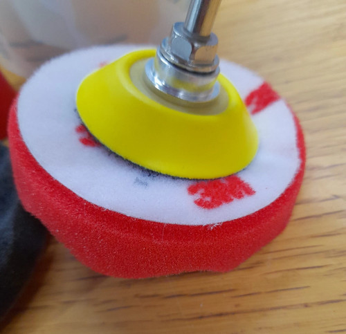 Motor Bike Polishing Kit Inc 3M Finesse-it 9 Micron De-nibbing Disc Polish - Picture 3 of 5