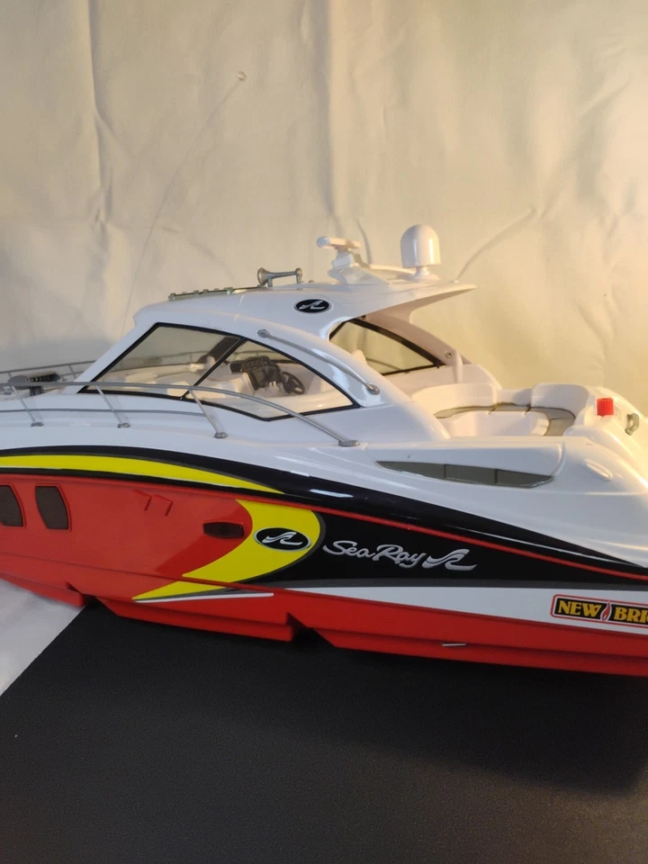 🔥Nuevo Bright Sea Ray Sundancer RC Barco 29" 19.2v 6785 ¡Funciona! Caja Original Foto 3 de 4
