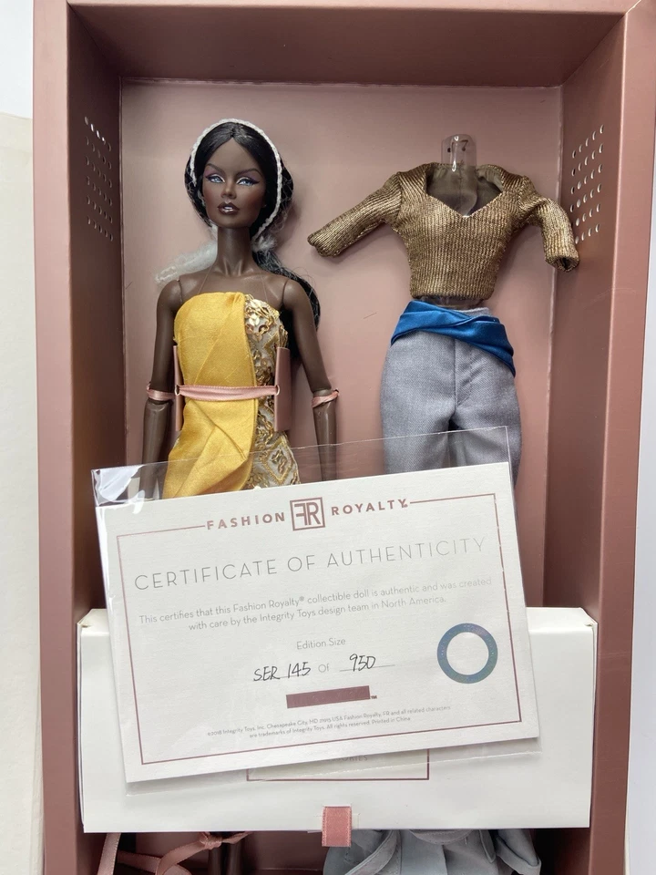 Integrity Toys-Fashion Royalty Vanessa Perrin Serenity AA Lotus Set NRFB W/Shpr - Imagen 1 de 4
