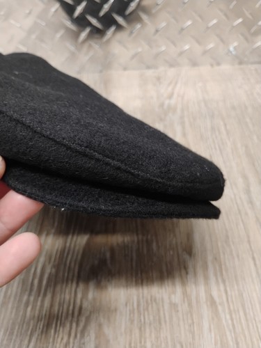 Amicale Pure 100% Camel Hair Newsboy Cabbie Hat Size S M Black Cap Peaky Blinder - Bild 3 von 9