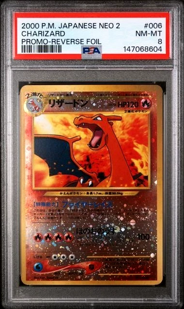 Collectible Individual Grade 8 Charizard Pokémon TCG Card Games in