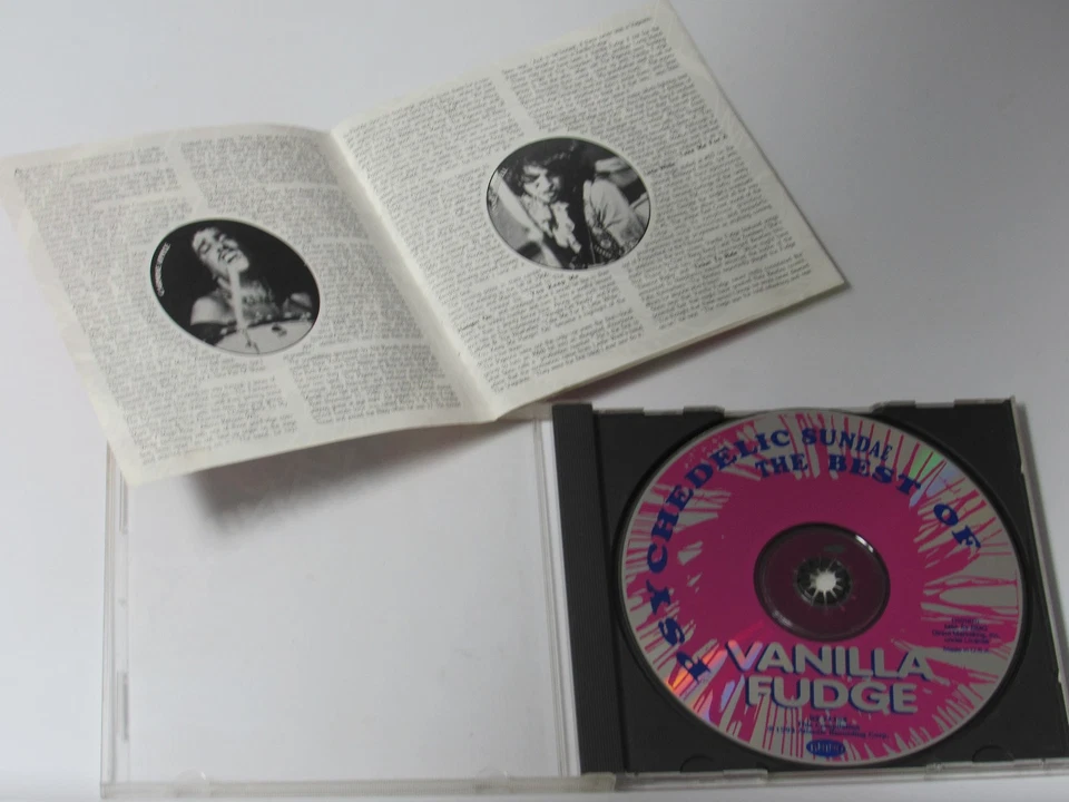 Vanilla Fudge LIKE-NEW CD Psychedelic Sundae: The Best Of Greatest Hits FREE Foto 3 de 3
