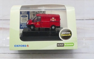 Oxford Commercials NFT002, Ford Transit Van, Royal Mail, 1/148 N Scale