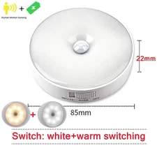 Rechargeable LED Motion Sensor USB Night Light for Bedroom, Hallway, Staircase