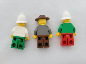 3 Lego Minifigures from  Adventures Desert Dino Research Coompound Set #5987