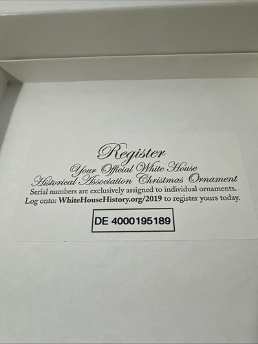 2019 Christmas Ornament VCH-34 The White House Historical Association Helicopter - Picture 4 of 11