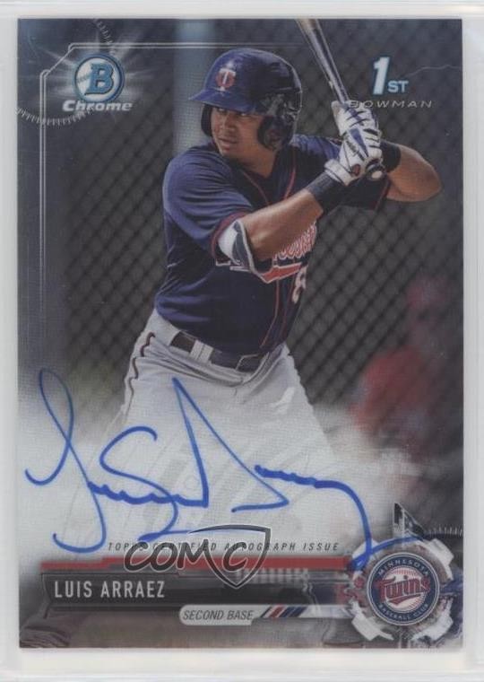 2017 Bowman Chrome Prospect Auto Luis Arraez #CPA-LA Auto