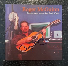 ROGER McGUINN Treasures From The Folk Den JOAN BAEZ Judy Collins NM/M CD SIGNED!