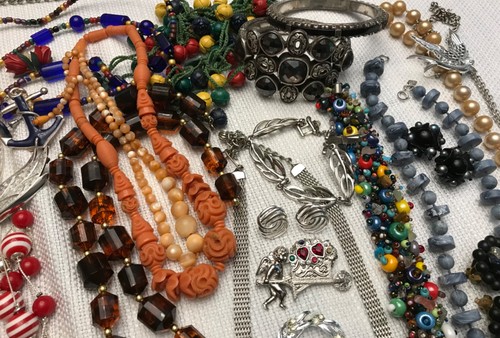 Vintage Schmuck Konvolut! Crown Trifari, Sarah Cov, Barclay, Brighton, BEREBI & mehr! - Bild 16 von 24